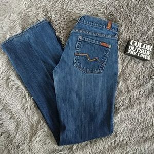 7 seven for all mankind boot cut jeans 29x30